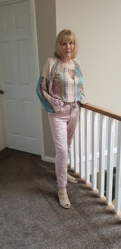 Customer photo review of Lovestitch Moroccan Blouse (Teal/Mauve)