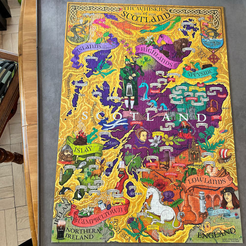Customer photo review of Whisky Puzzle - Scotland