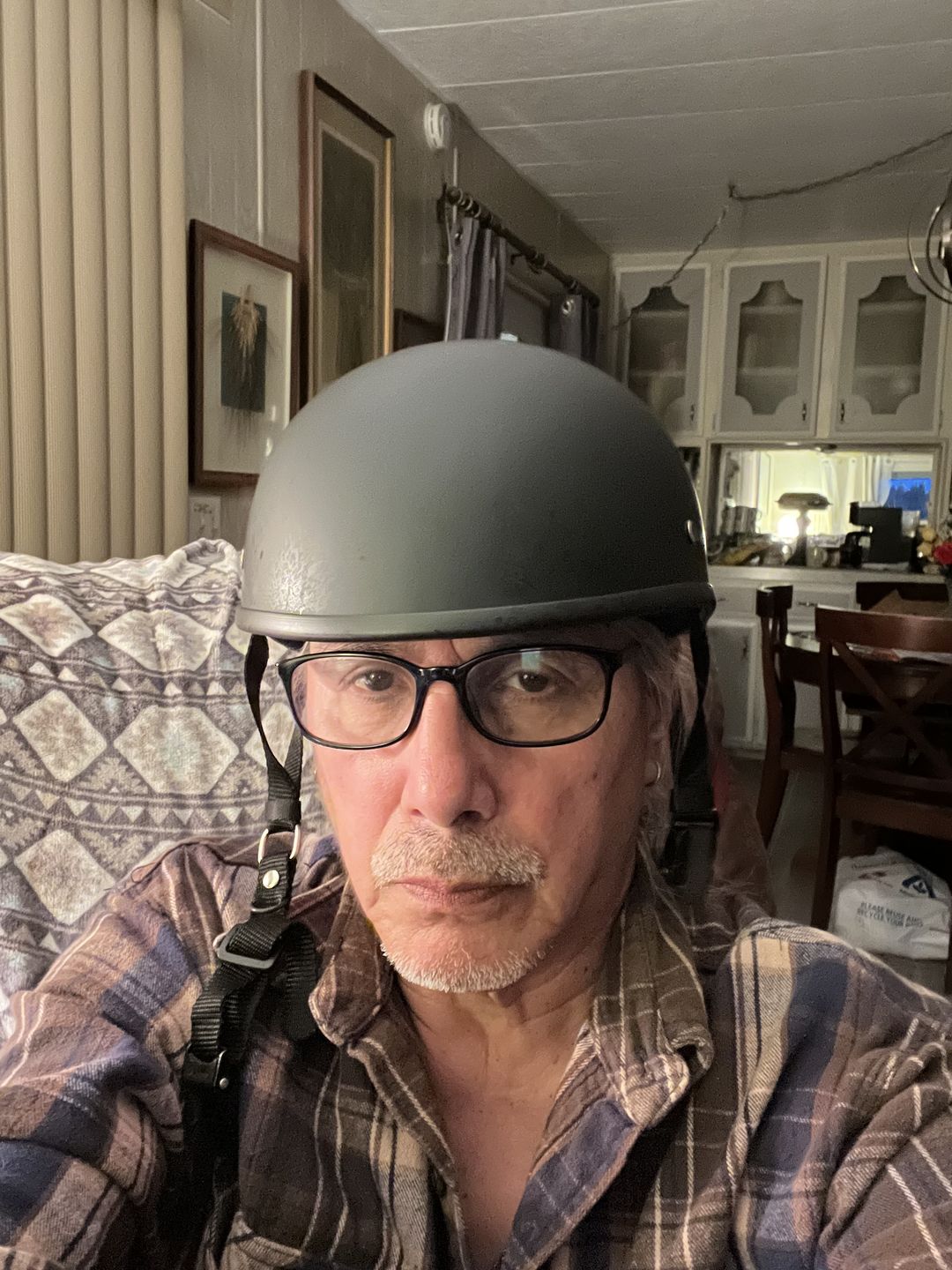 Customer photo review of Smallest Beanie Half Helmet