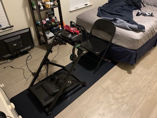 Customer photo review of Simulator Cockpit Floor Mat