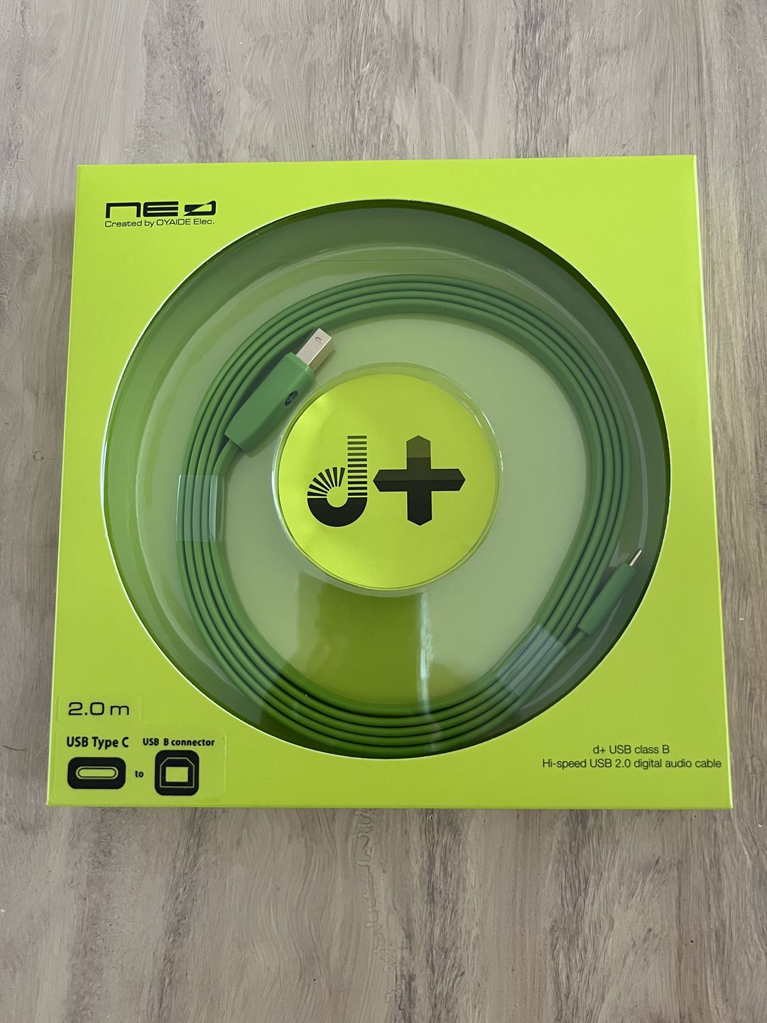 Customer photo review of Oyaide NEO d+ Class B USB Type-C to Type-B Cable