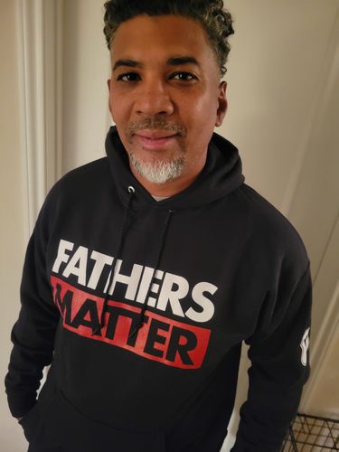 Customer photo review of Fathers Matter Hoodie