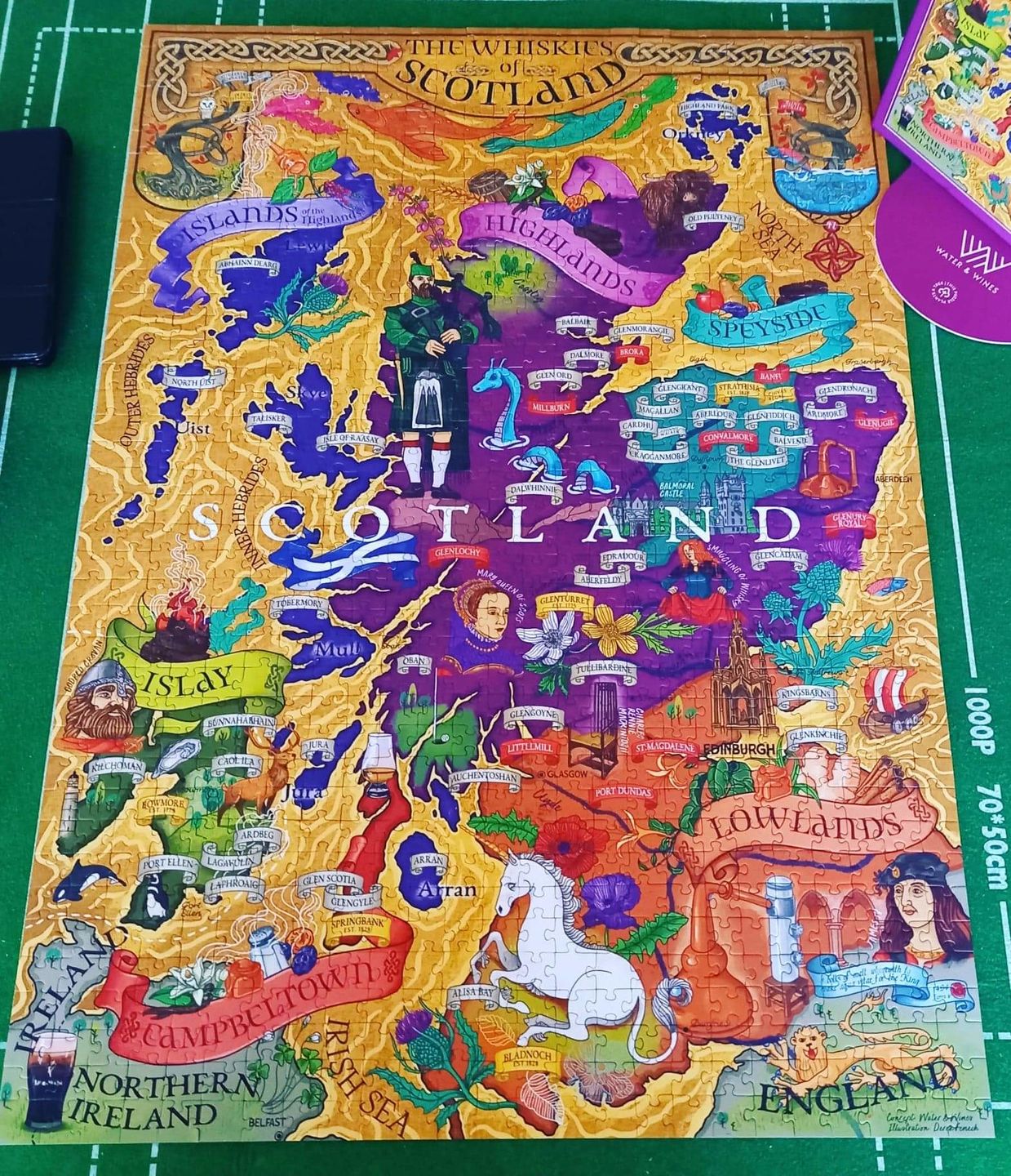 Customer photo review of Whisky Puzzle - Scotland