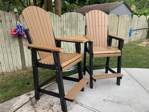 Customer photo review of DuraWeather Poly® Lakeside Counter Height Tete-a-tete