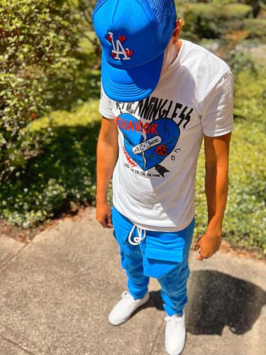Customer photo review of LA Trucker in Dodger Blue