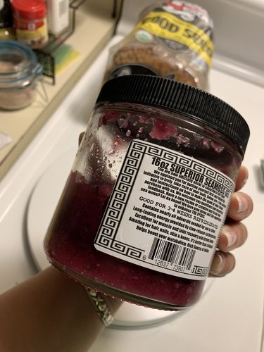 Customer photo review of Elderberry and Soursop Infused Sea Moss Gel