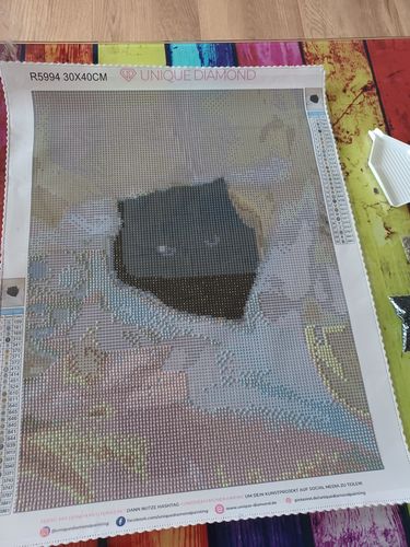 Customer photo review of Dein Foto als 5D Diamond Painting