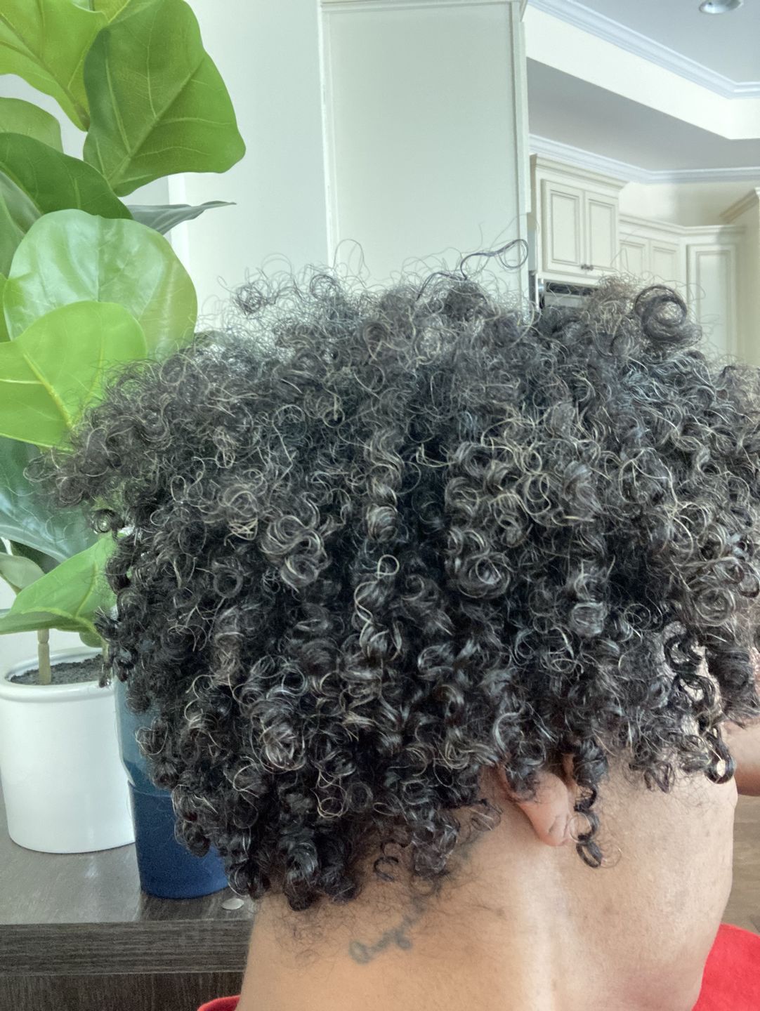 Customer photo review of Sculpt Curl Defining Gel