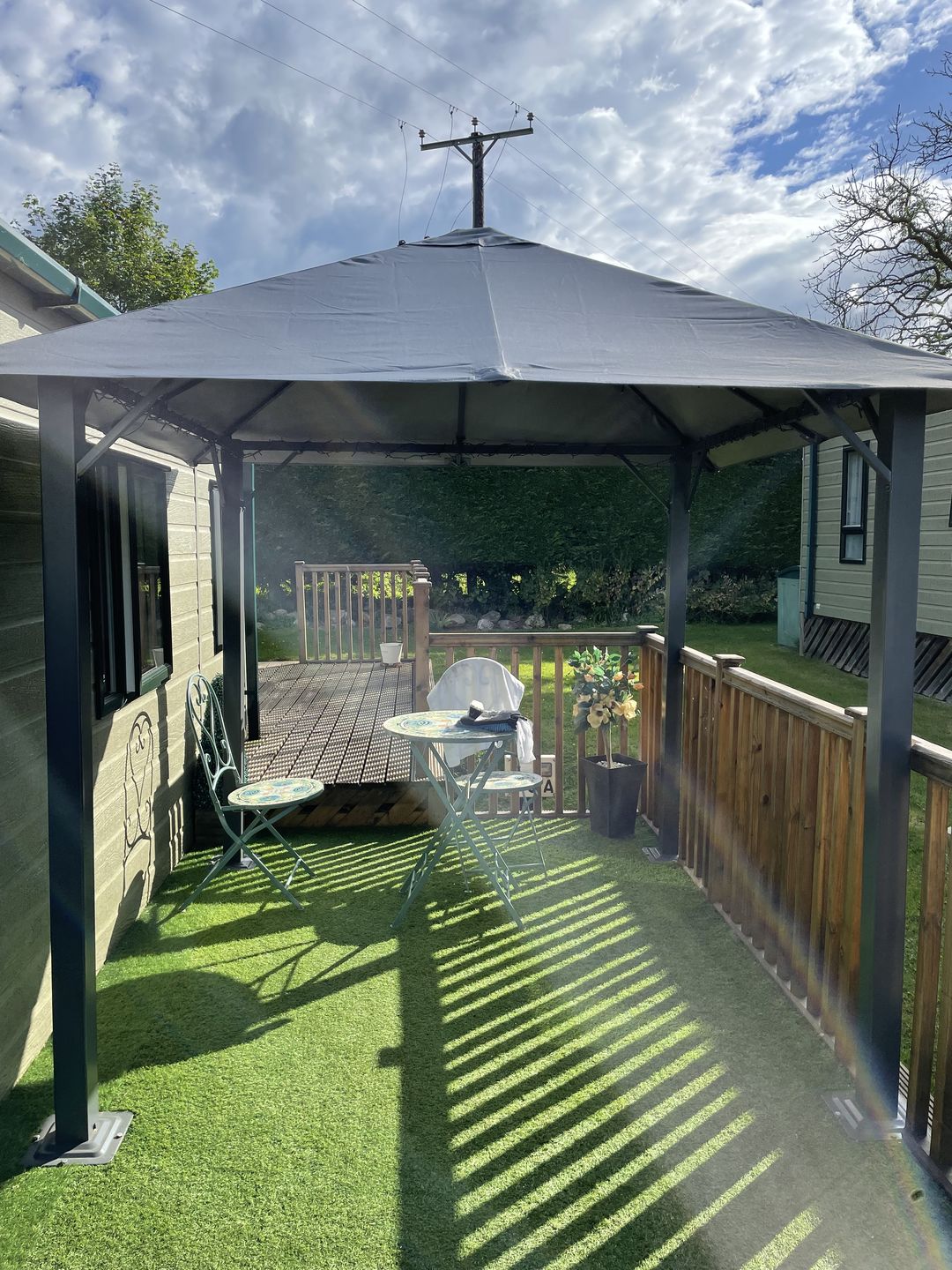Customer photo review of Glendale Highfield Gazebo Canopy