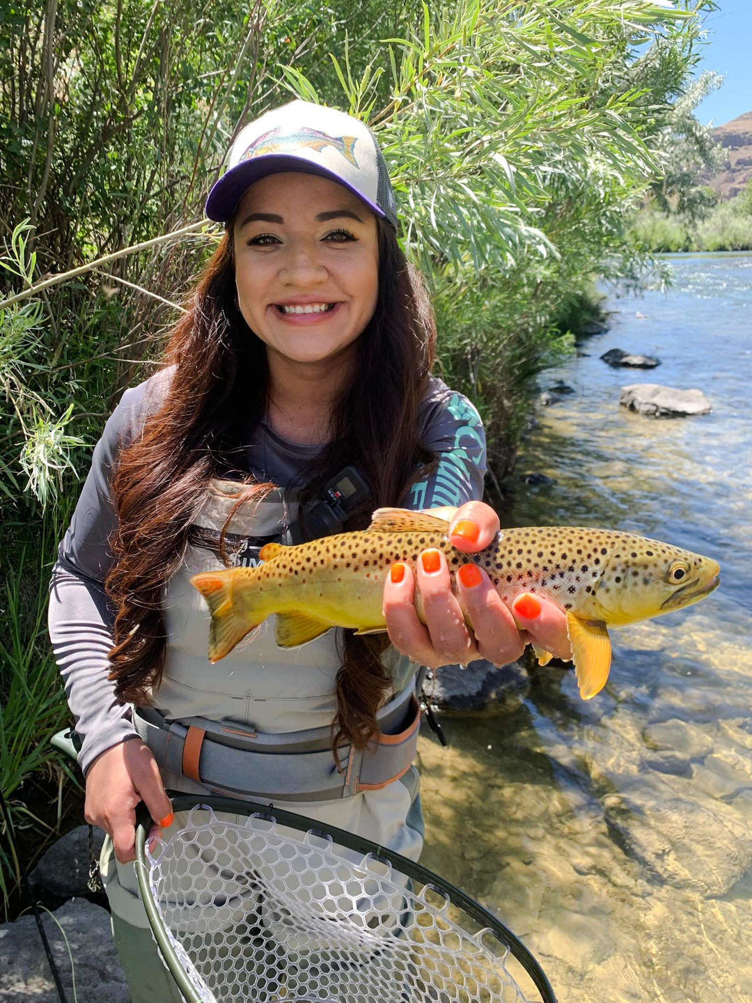Customer photo review of Kaleido King Trucker Hat
