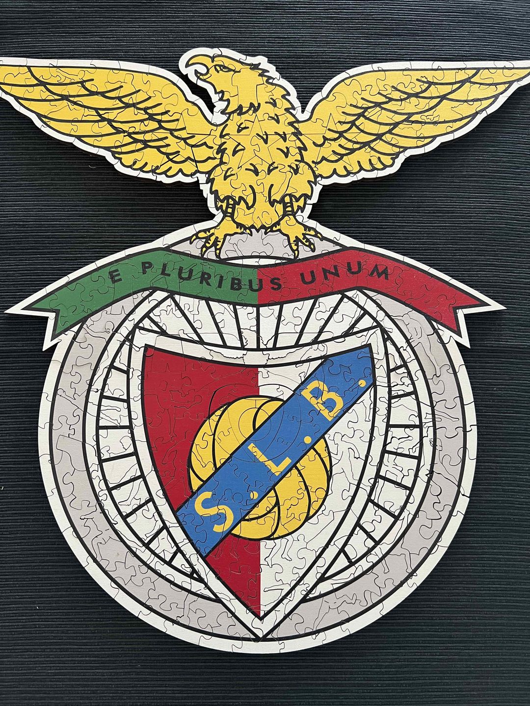 Customer photo review of Official Benfica Logo Wooden Puzzle