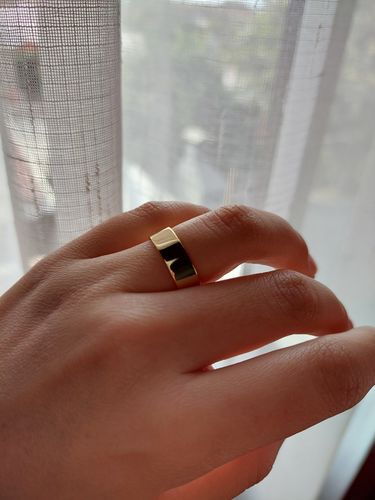 Customer photo review of ANILLO KIM BAÑO DE ORO