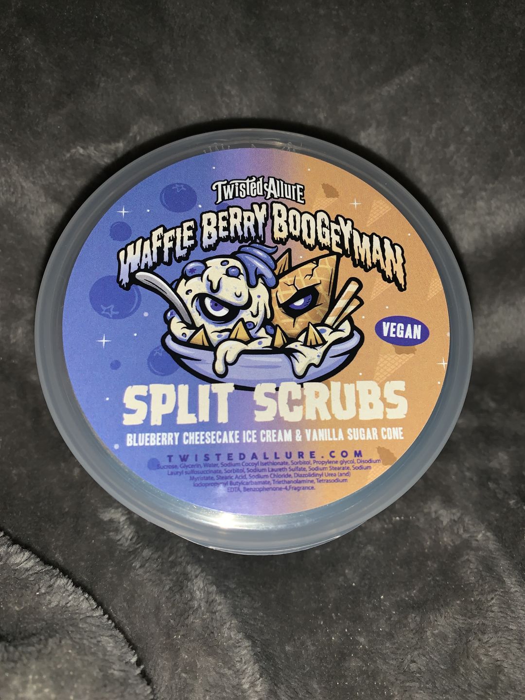 Customer photo review of Waffle Berry Boogeyman Split Scrub