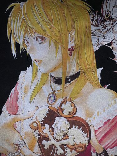 Customer photo review of Harajuku Style Vintage Washed Death Note "Misa" Oversized Tee