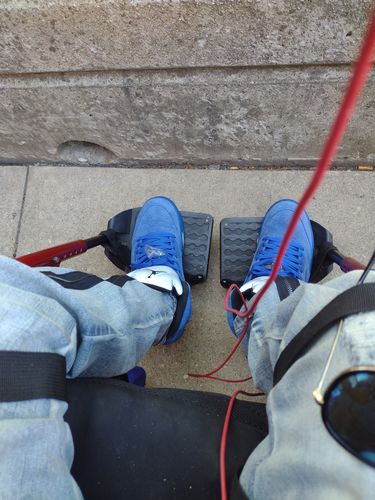 Customer photo review of Premium Strap Denim (Blue - Black)