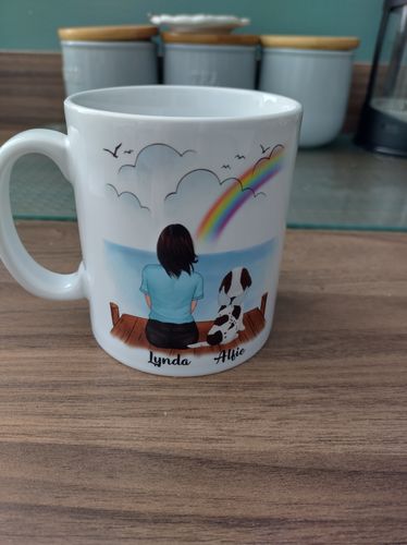 Customer photo review of Girl & Dogs - Dog Mum Personalised Mug