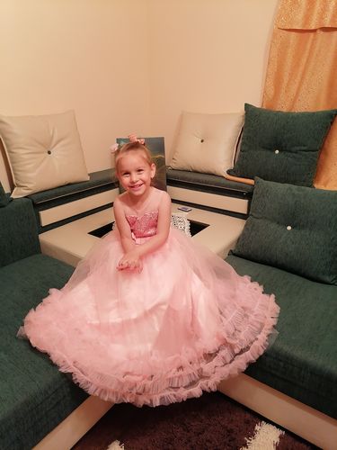 Customer photo review of Elegant Girls Mesh Party Birthday Princess Dress