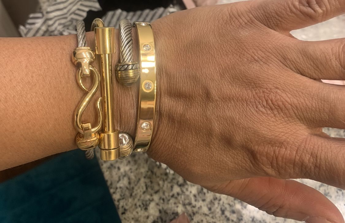 Customer photo review of Joanna Bracelet Stack