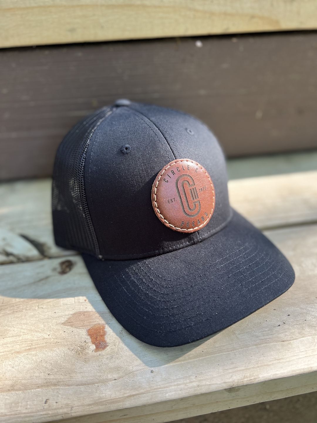 Customer photo review of Richardson 115 Custom Leather Patch Hat