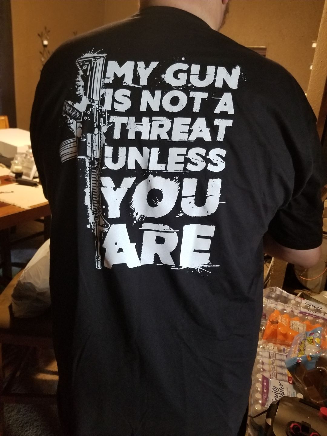 Customer photo review of My Gun Is Not A Threat Unless You Are