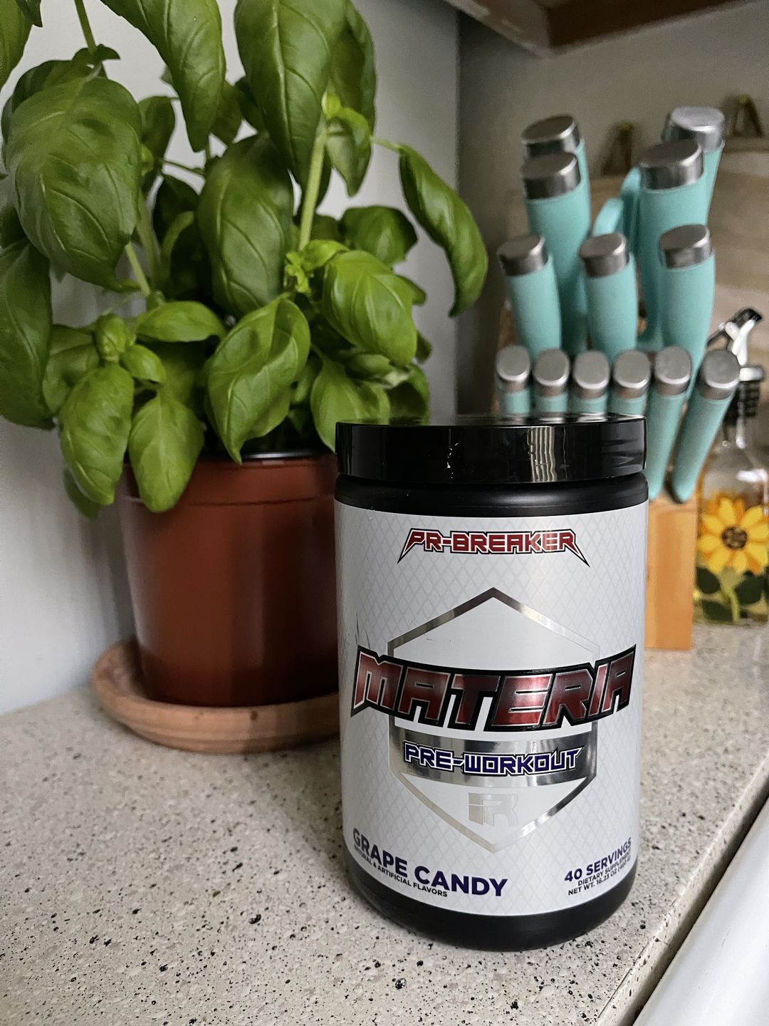 Customer photo review of MATERIA Pre-Workout V2.0 (Pre-Sale: Orders should ship out on 6/8)