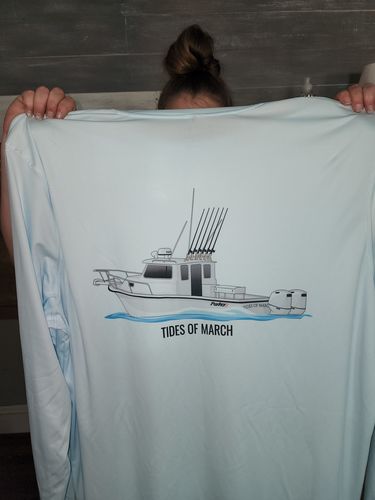 Customer photo review of Custom Digital Boat Artwork