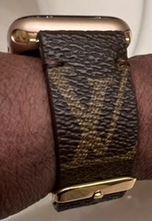 Customer photo review of Apple Watch Band Classic LV Monogram