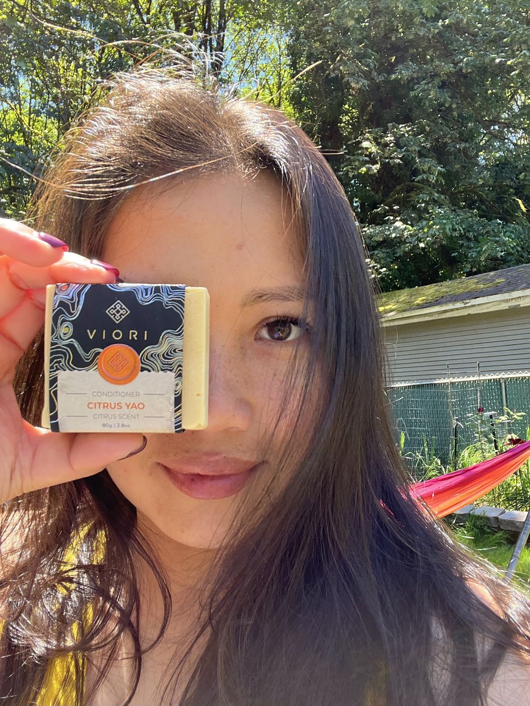 Customer photo review of Conditioner Hair Bar Citrus Yao™ Citrus Scented 22.00% Off Auto renew (Ships every 90 Days)