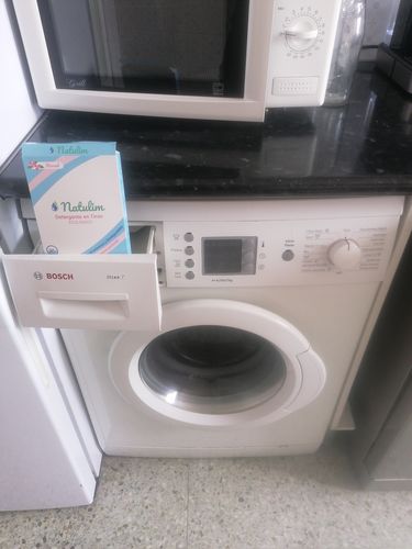 Customer photo review of Eco-Tiras de Detergente 40 lavados Natulim