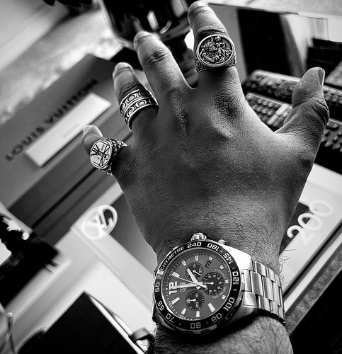 Customer photo review of St. Christopher Ring (Silver)