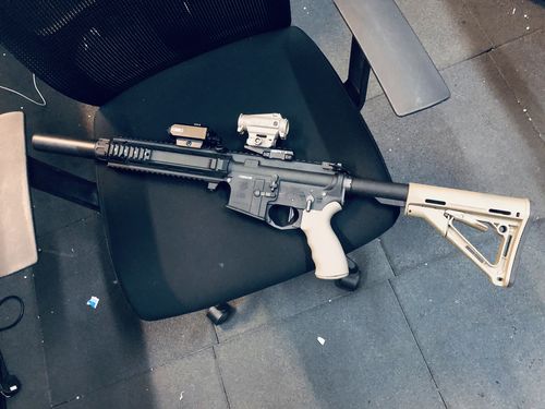 Customer photo review of HAO's FH556SA Cerakoted Dummy Can for Airsoft (TYPE Hardcore)