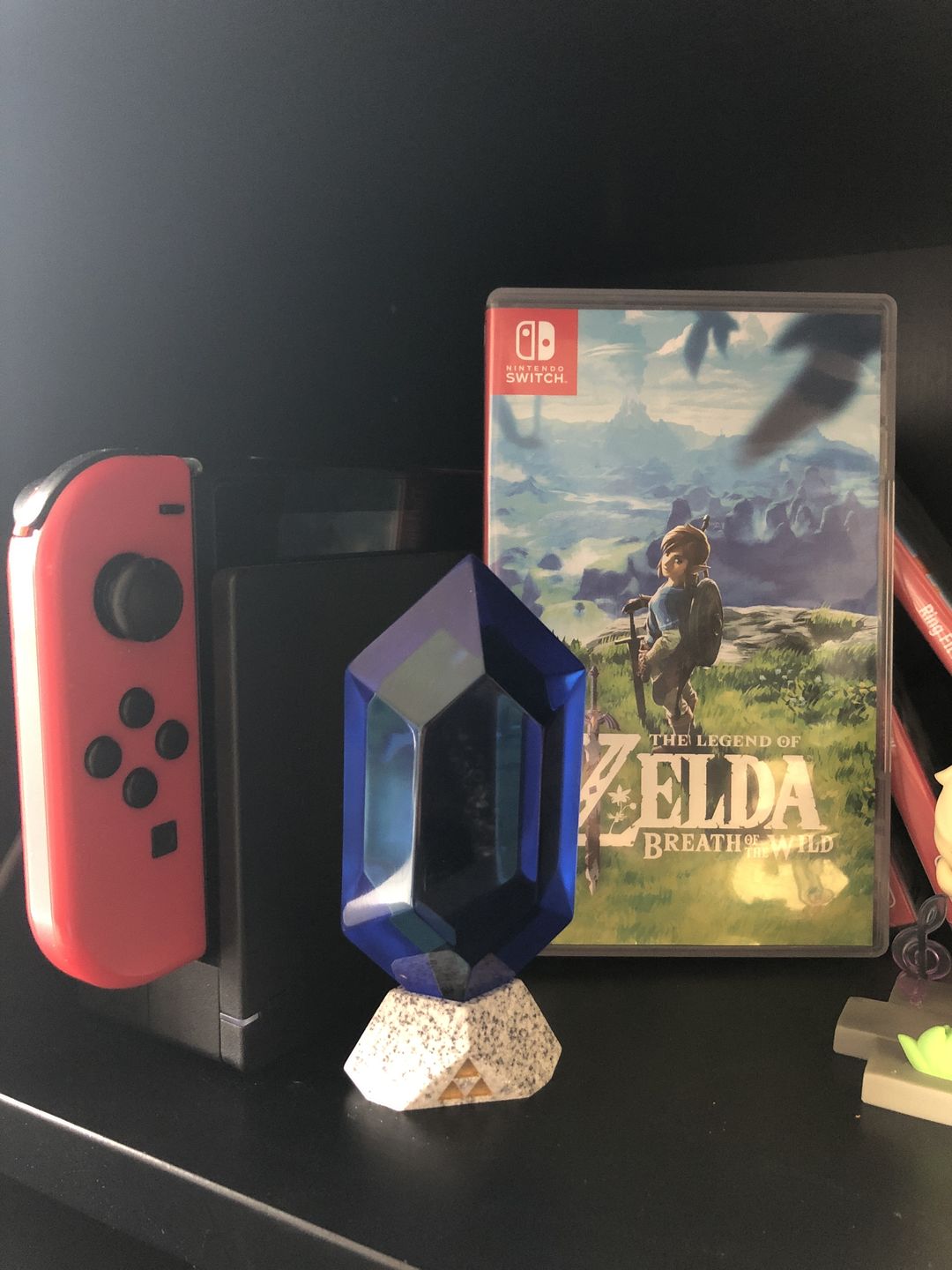 Customer photo review of Rubis Zelda : Ocarina of Time (Vert, Bleu, Rouge, Violet et Noir)