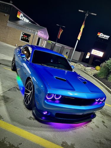 Customer photo review of 2015-2021 Dodge Challenger Headlight Halo Kit