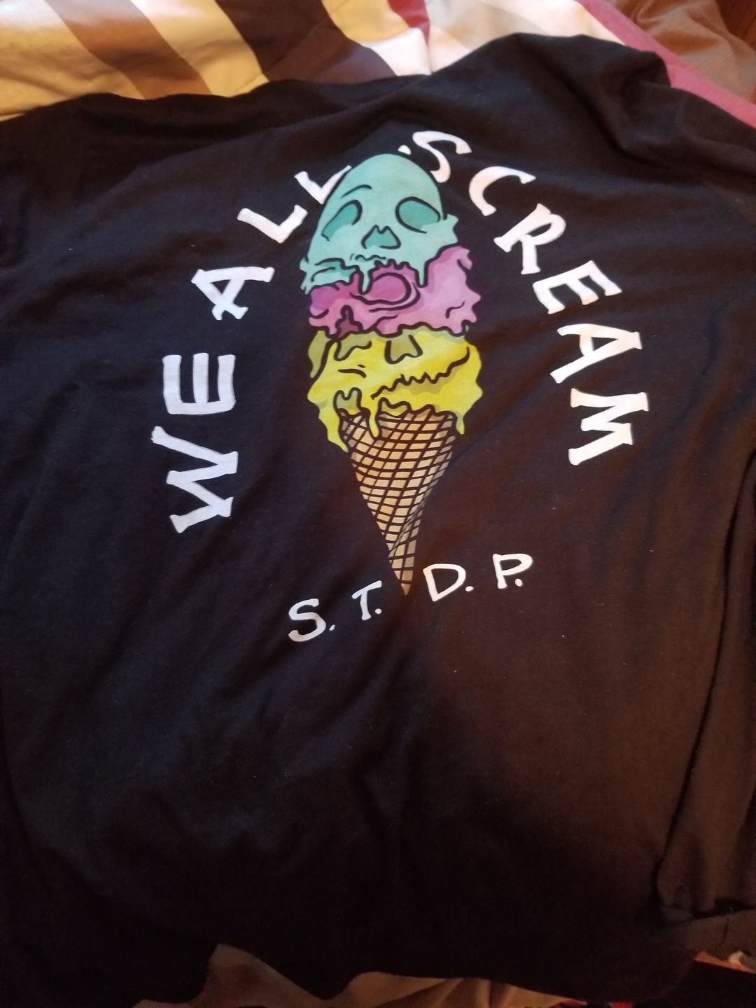 Customer photo review of We All Scream Tee