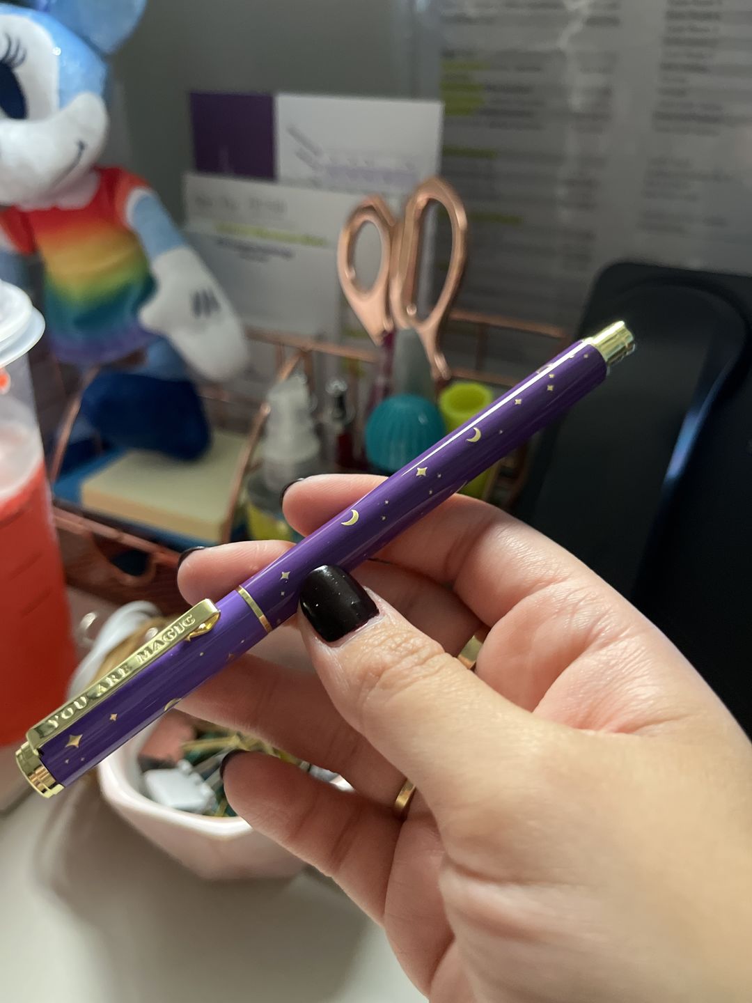 Customer photo review of You are Magic Pen Purple