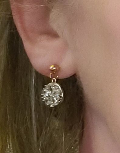 Customer photo review of Hera Clip-On Earrings