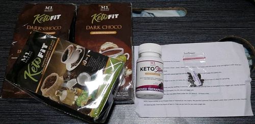Customer photo review of KETOFIT DARK CHOCO 2 BOXES