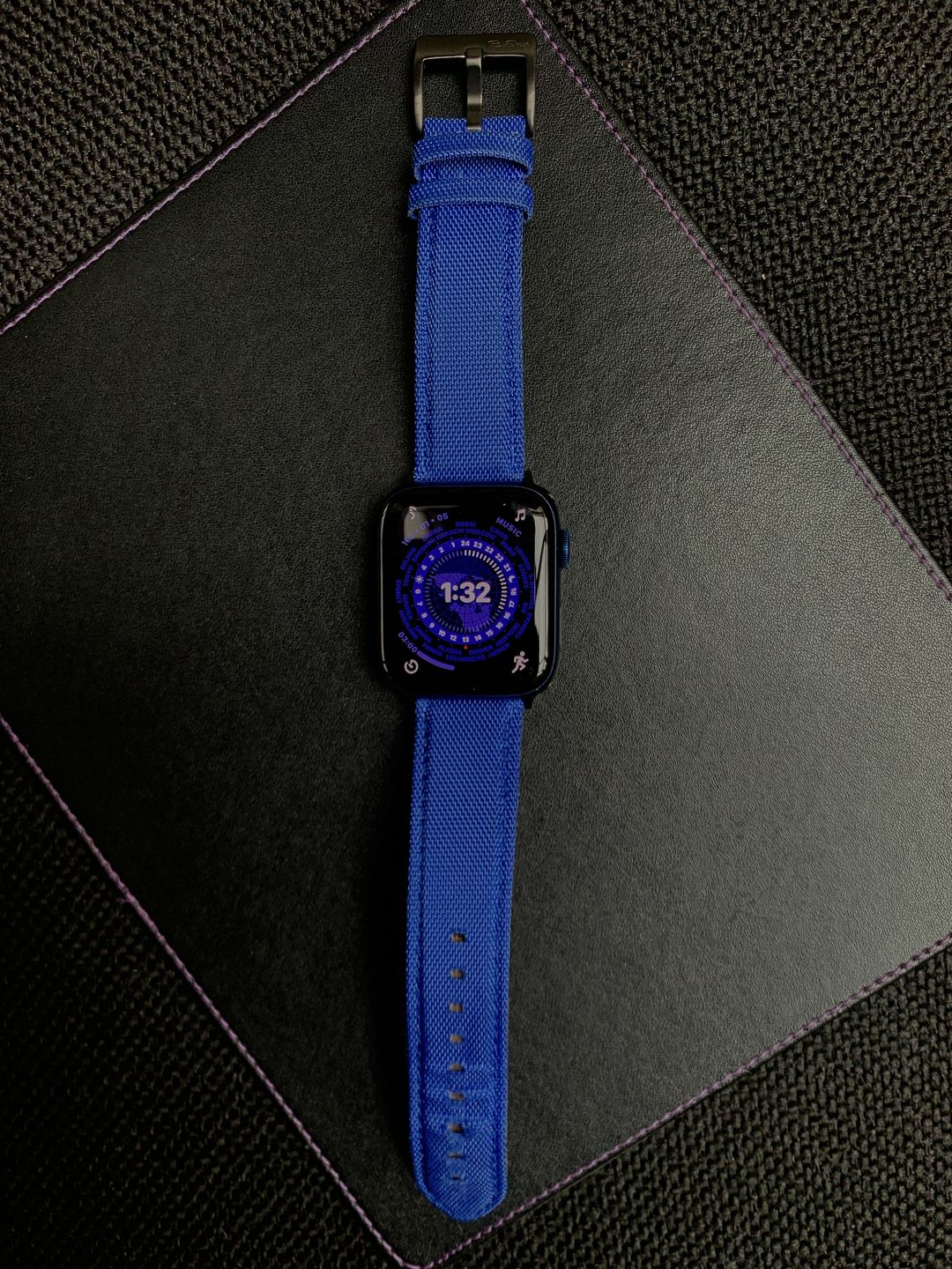 Customer photo review of Apple Watch Band - Cordura - Orange