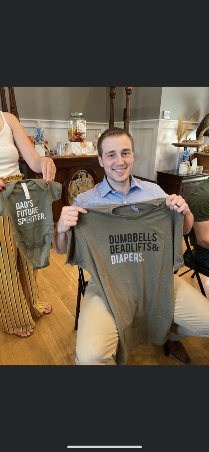 Customer photo review of Military Green Triple D T-Shirt