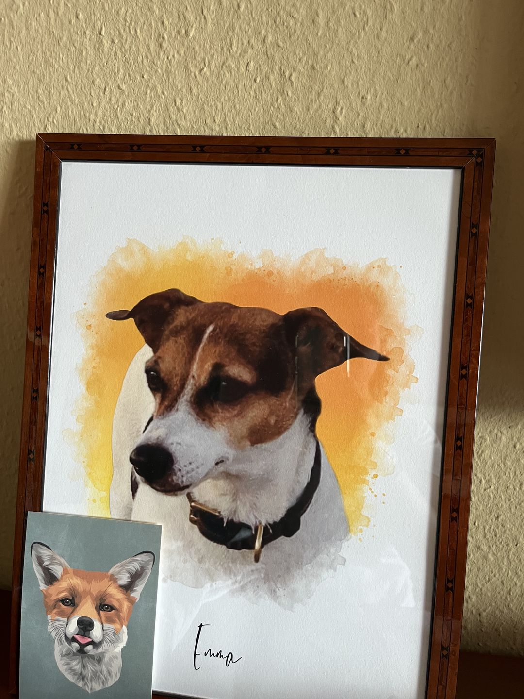 Customer photo review of Portrait deines Tieres im Wasserfarben-Stil
