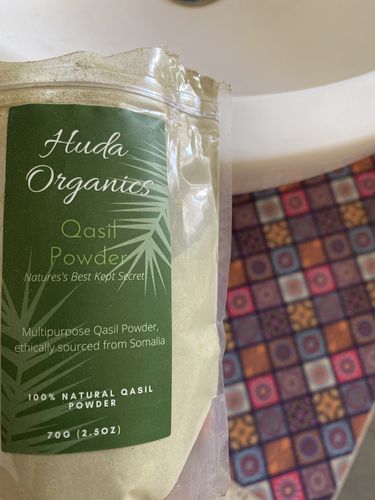 Yara A. review of Qasil Powder for Hair and Skin, Organic Qasil Powder, Qasil Powder for Face, Pack of 1, 70gm image 1 out of 1