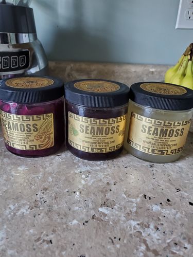 Customer photo review of The Wellness Trio Sea Moss Gel Combo