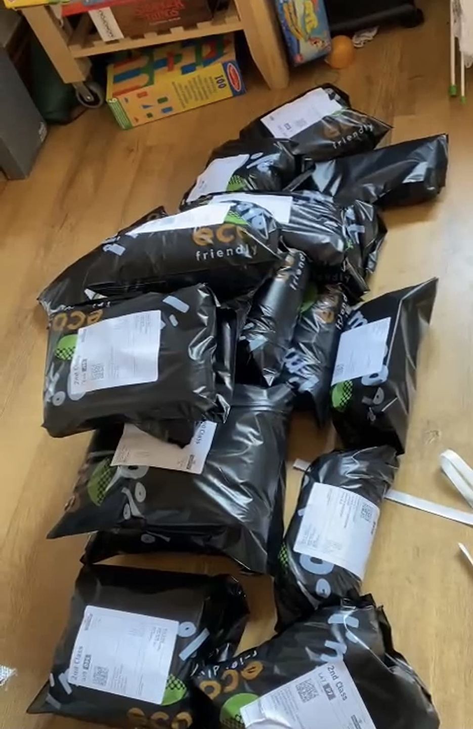 Customer photo review of Compostable Mailing Bags