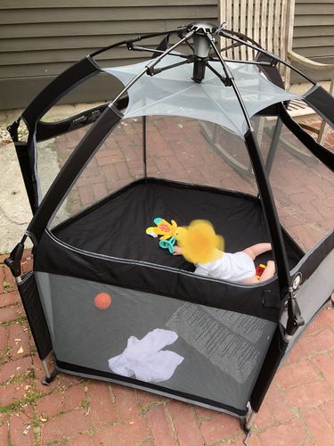 Customer photo review of Pop N' Go® Playpen