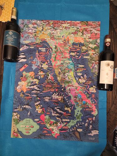 Customer photo review of Wine Puzzle - Italy