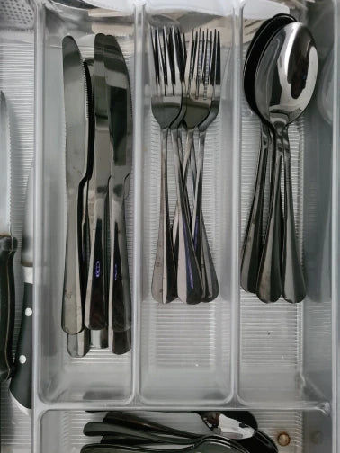 Customer photo review of Merida Black Cutlery Set