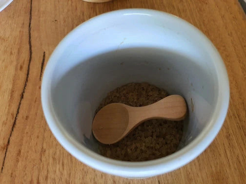 Customer photo review of Condiment Spoons - 4 Pack