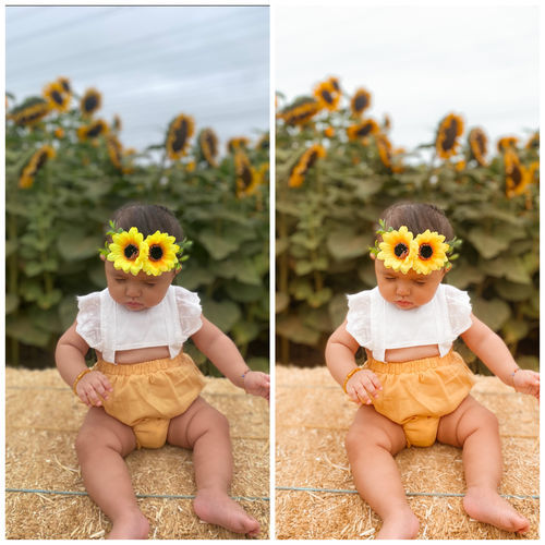 Customer photo review of Golden Boho Preset Collection