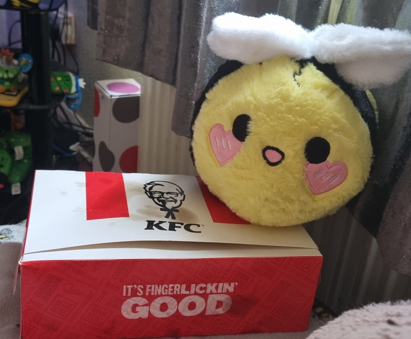 Customer photo review of Bibi The Bee Plushie