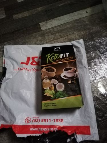 Customer photo review of KETOFIT COFFEE 2 BOXES